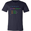 Eat Sleep Code Repeat T-Shirt - Funny Programmer Gift - Smart Foxes