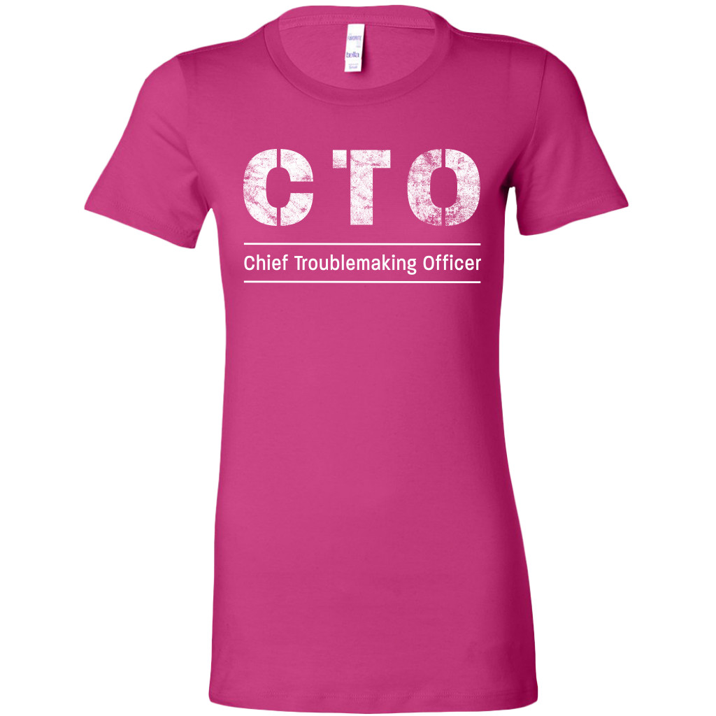 Chief Troublemaking Officer T-Shirt - Funny CTO Tee - Smart Foxes