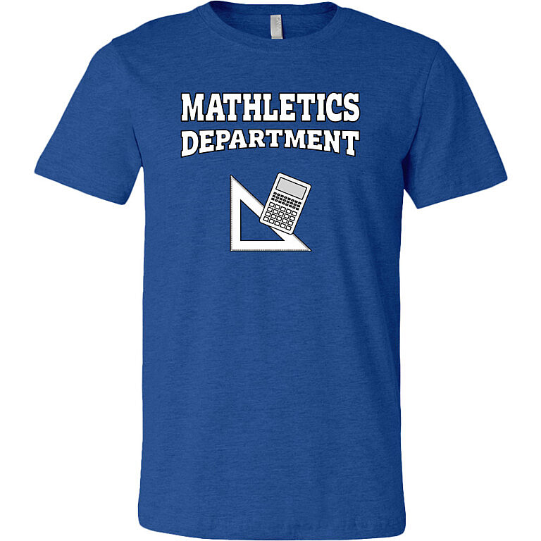 Mathletics Department T-Shirt - Funny Math Student/Teacher Gift - Smart ...