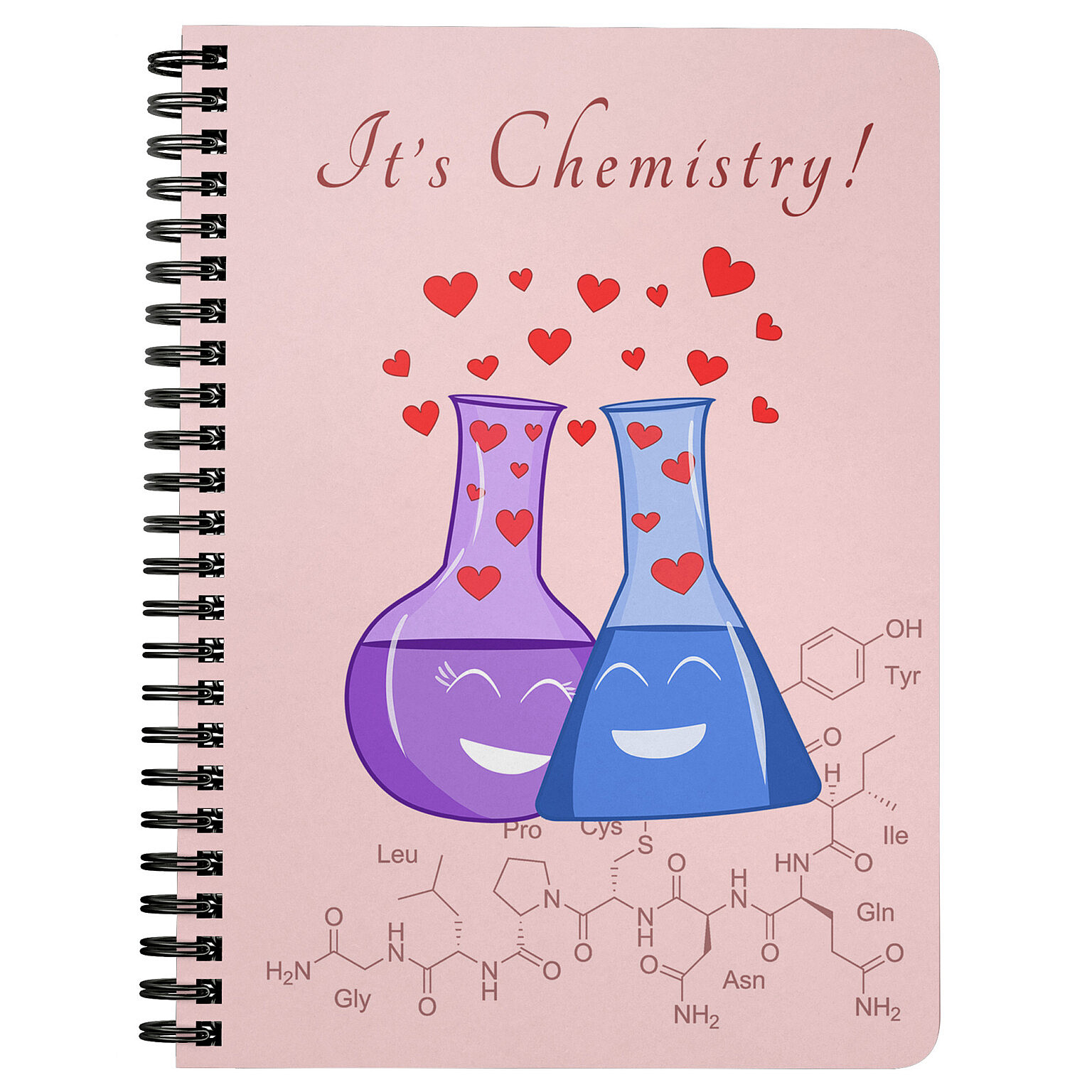 Cute It's Chemistry Notebook for STEM girls Smart Foxes