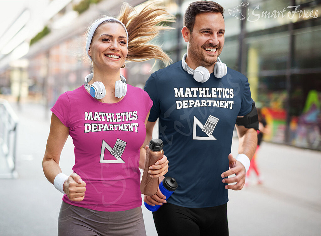 Mathletics Department T-Shirts - Running Couple