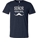 Gift for Computer Programmer - Señor Developer T-Shirt - Smart Foxes
